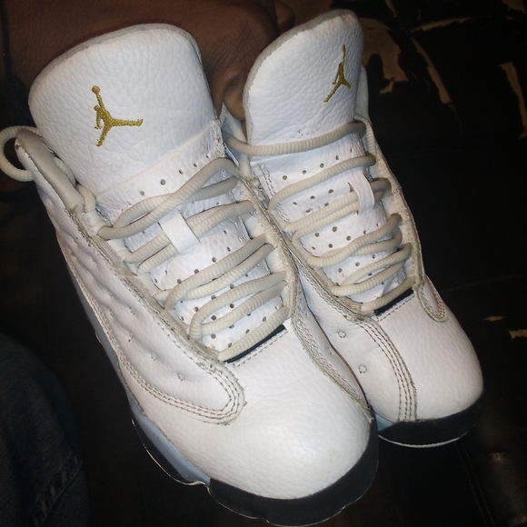 Kids Jordan 13 Flint Grey size 13c - Picture 3 of 9